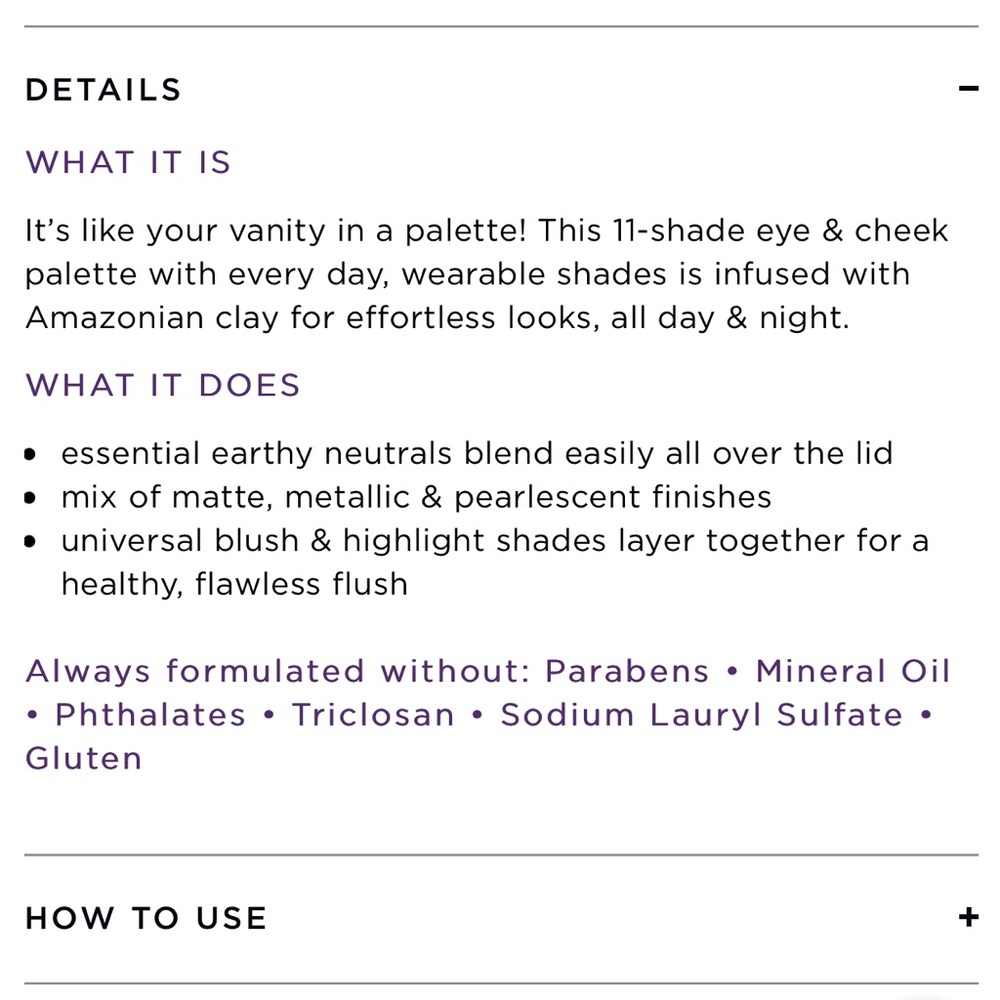 BNWT✨ TARTE Busy Gal Goals Eye & Cheek Palette - Picture 5 of 5